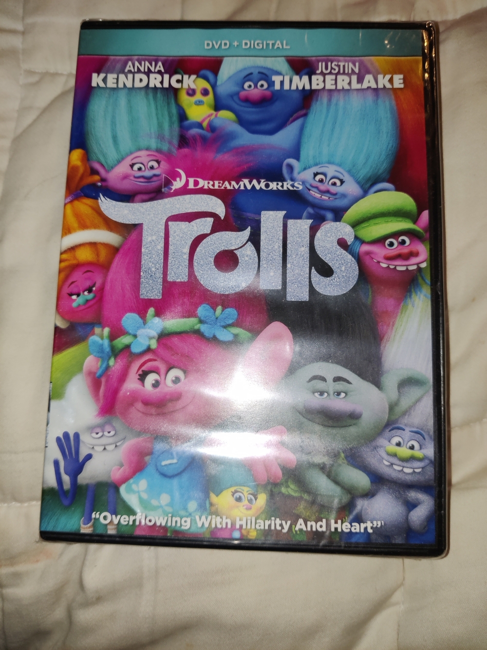 DreamWorks Trolls DVD — Colorful Cartoon Movie